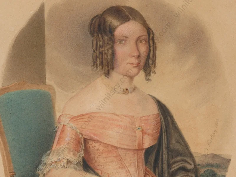 1811-Franz Julius Kießling - Ritratto di signora